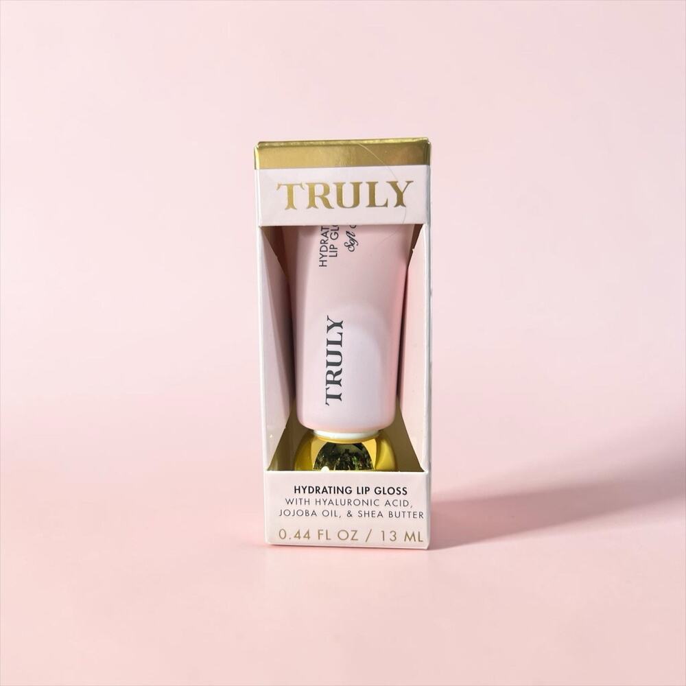 Truly Beauty Soft Serve Peptide Lip Gloss, a hydrating formula